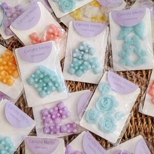 set of 3 packs/ Candle melts in shapes and scents!  Set of 3 Scents!